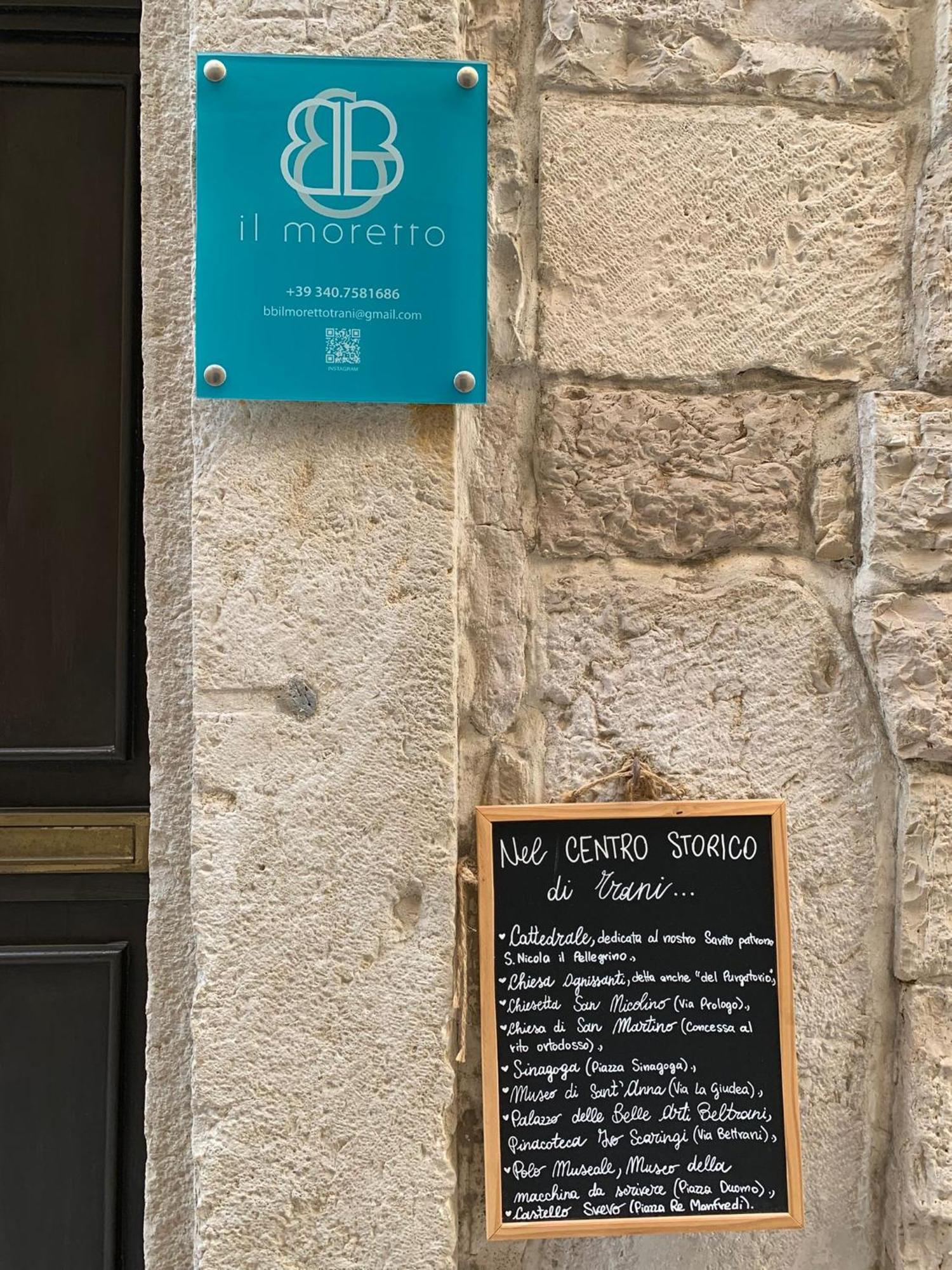 Il Moretto Trani Exterior foto